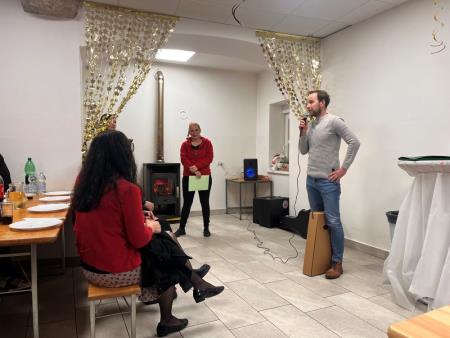 Društveneega praznovanja se je udeležil tudi župan, ki je čestital društvu